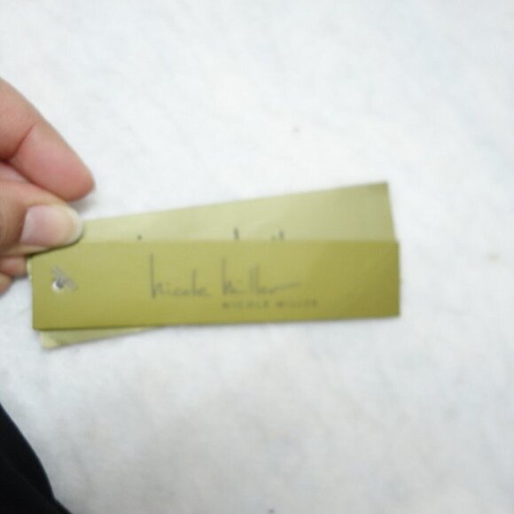 Nicole Miller Body Con Dress Womens Size 4 Black backless Sleeveless - Picture 6 of 13